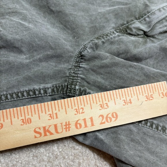 Adidas Cargo Pants 27x32 Gray Green Wide Leg Baggy Utility Paratrooper - Picture 9 of 16